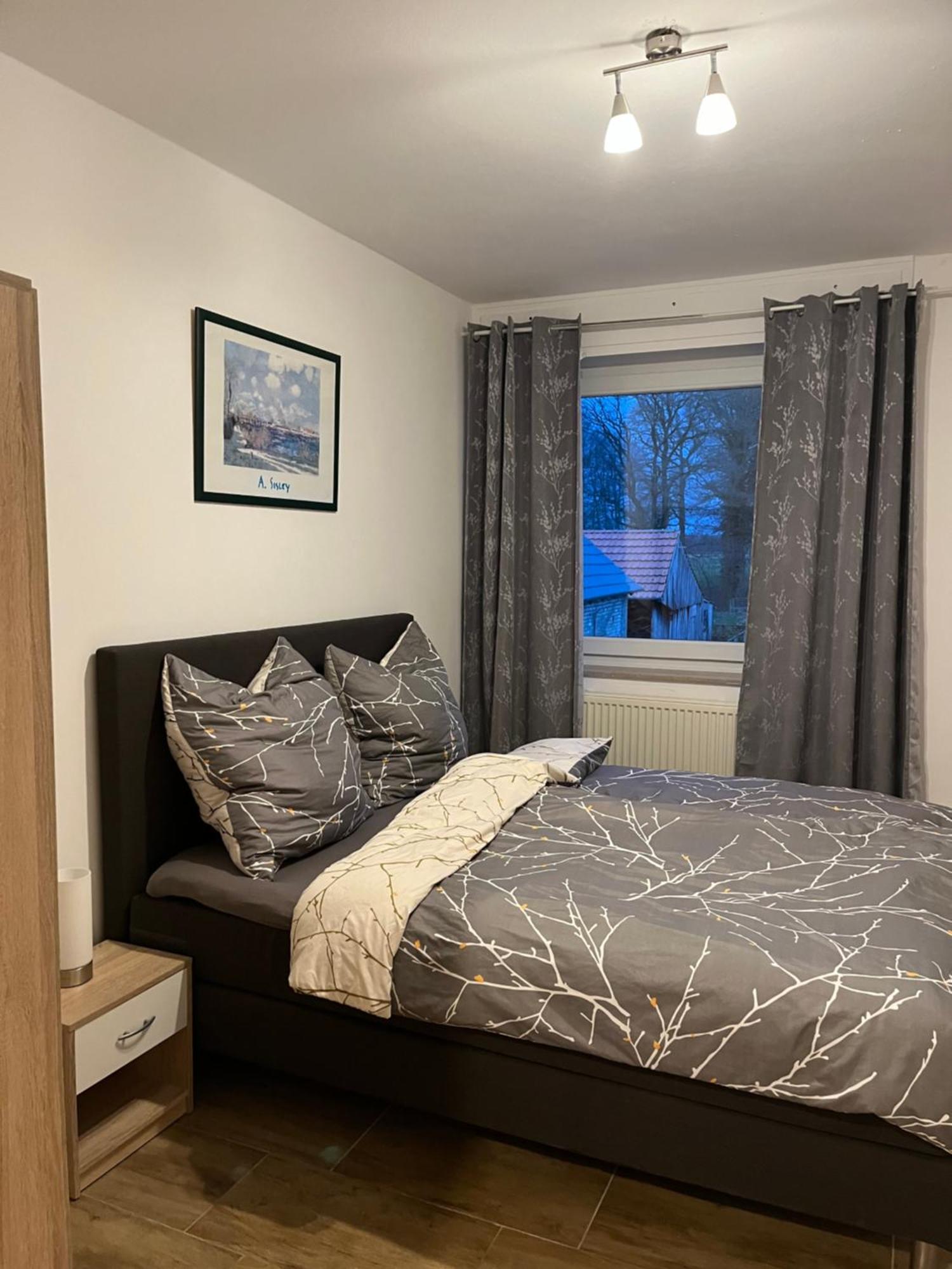 Wunderschoene Ferienwohnung Mit Balkon Auf Dem Bauernhof 그레벤 외부 사진